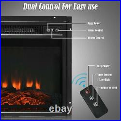 Small Electric Fireplace Recessed insert Wall Mounted Standing Electric Heater