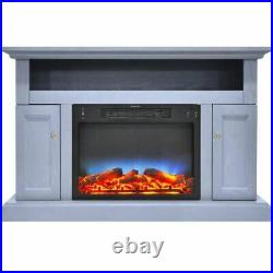 Sorrento Electric Fireplace withMulti-Color LED Insert and 47 Stand