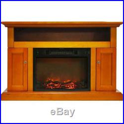 Sorrento Electric Fireplace with 1500W Log Insert and 47 In. Entertainment