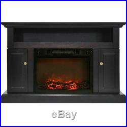 Sorrento Electric Fireplace with 1500W Log Insert and 47 In. Entertainment St