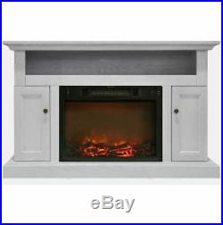 Sorrento Electric Fireplace with 1500W Log Insert and 47 In. Stand