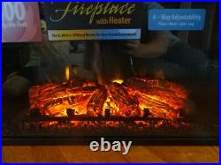Southern Enterprises 33 in. Traditional Built-in Electric Fireplace Insert
