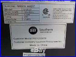 Southern Enterprises FA512300TX 23 Wide Electric Firebox Insert With Remote