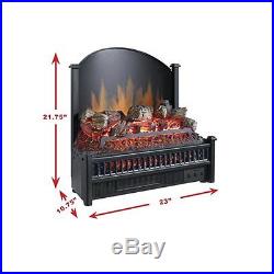 Space Heater Pleasant Hearth Electric Insert Stove Fireplace Warm Air Control