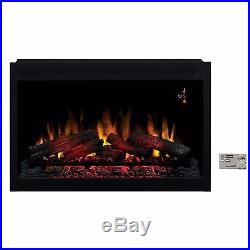 SpectraFire 36-Inches Traditional Electric Wall-Mounted Fireplace Insert Heater