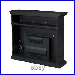 Sunjoy 44 Indoor Electric Fireplace Mantel with 23 Insert