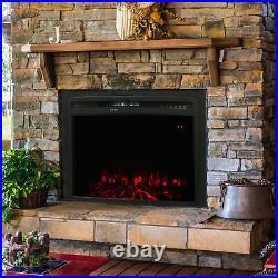 Sunnydaze Contemporary Comfort Indoor Electric Fireplace Insert -28 Inches