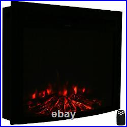 Sunnydaze Contemporary Comfort Indoor Electric Fireplace Insert -28 Inches