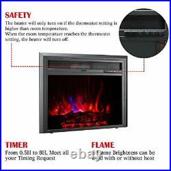 TAGI 23 inch Embedded Electric Fireplace Insert with Remote Control Recessed