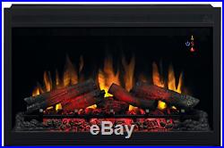 Traditional Built-in Electric Fireplace Insert 36 4400 BTU Heater Flame Effect