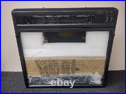 Twin Star 18 Glass Front Electric Fireplace Insert, Black-18ef026fgt
