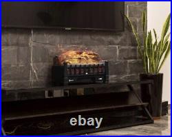 VIVOHOME 110V Electric Fireplace Insert Log Quartz Realistic Ember Bed Heater