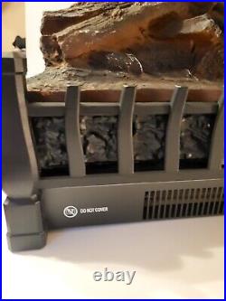 VIVOHOME 110V Electric Fireplace Insert Log Quartz Realistic Ember Fan Heater
