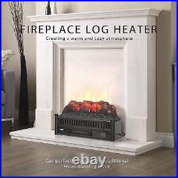 VIVOHOME 23 110V 1400W Portable Electric Fireplace Insert Log Heater withRemote