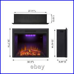 Valuxhome Electric Fireplace, 30 Inches Electric Fireplace Insert, Fireplace