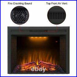 Valuxhome Electric Fireplace, 33 Inches Electric Fireplace Insert, Fireplace Hea