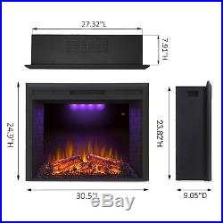 Valuxhome Houselux 30 750With1500W, Embedded Fireplace Electric Insert Heater