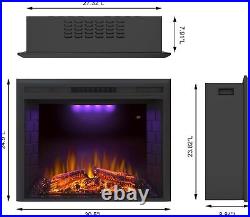 Valuxhome Recessed Electric Fireplace 30 Inches Electric Fireplace Insert NEW