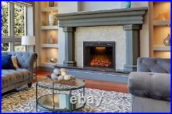 Valuxhome Recessed Electric Fireplace 30 Inches Electric Fireplace Insert NEW