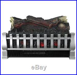 Ventless Room Heater Fire Place Log Fireplace Insert Electric Fake Faux Logs Set