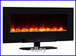 Wall Mount Electric Fireplace Heater Insert 36 Infrared Standing Remote Control