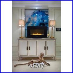 Wall Mount Electrical Fireplace Stand Insert Embedded With Realistic Flame Decor