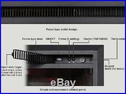 Western Electric Fireplace Insert Remote Control PuraFlame 750-1500W 33 Black