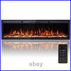 WiFi CharaVector Electric Fireplaces Recessed Wall Mounted Fireplace Insert 6