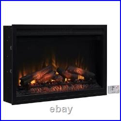Winston Porter Biskoupky Traditional Electric Fireplace Insert MSRP $599.99
