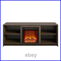 Wooden Fireplace TV Stand Electric Fireplace Insert Home Entertainment Furniture