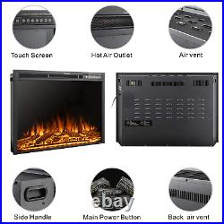 Xbeauty37Inch Electric Fireplace Insert, Infrared Electric Fireplace