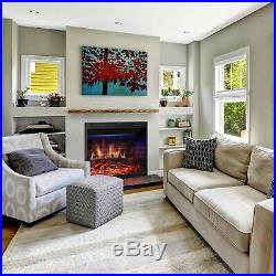 Xbeauty 33 Electric Fireplace Insert Recessed in Wall Freestanding Heate. New