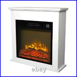 ZOKOP 1400W Electric Fireplace Heater Freestanding Insert Flame Heater 18 Home