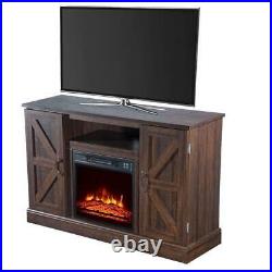 Zokop Wood Cabinet Up to 47 TV Stand Stove Electric 18 Fireplace Insert Heater